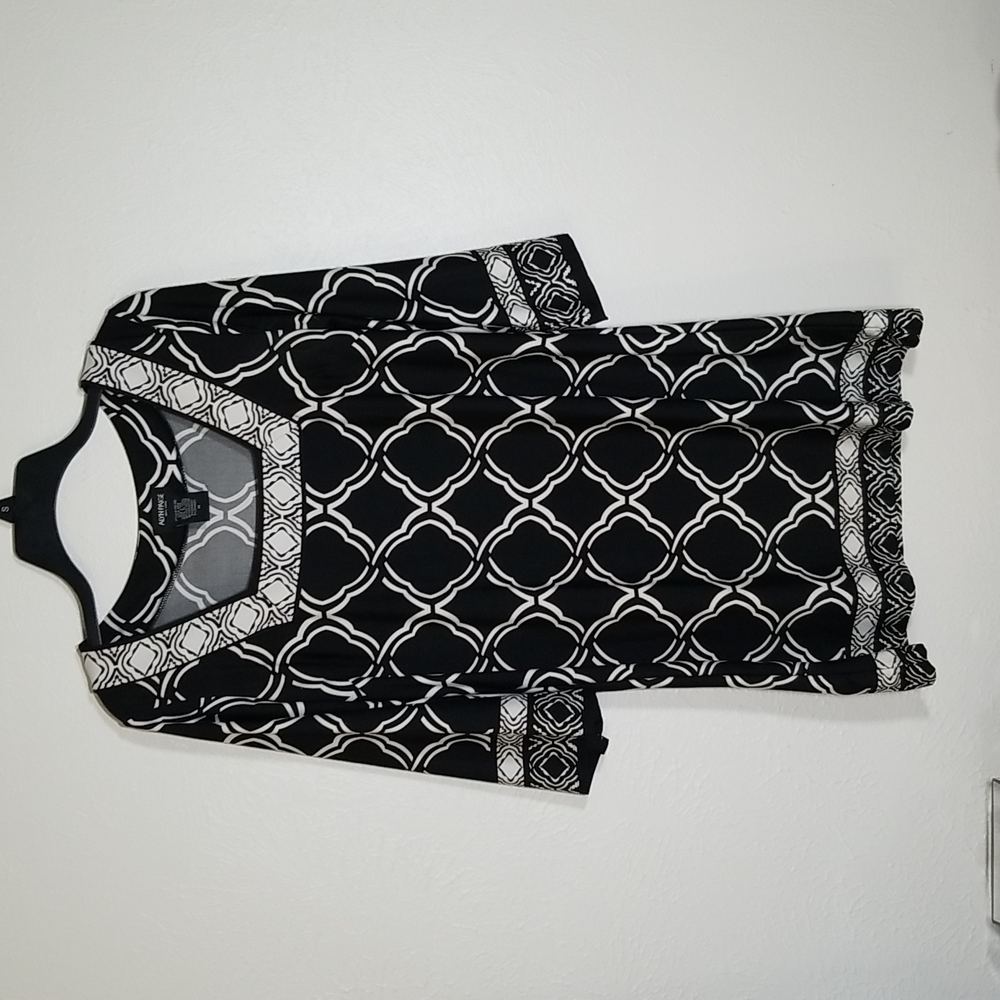Alyn Paige New York Women's Black & White Dress Size M